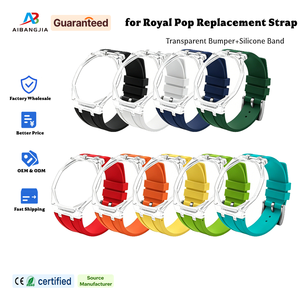Correa de Silicona Transparente para Reloj de Bolsillo <span class=keywords><strong>Swatch</strong></span> AP Royal Pop, Correa Deportiva para Reloj de Pulsera - Product Image 1