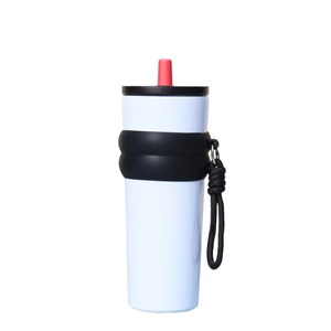 Nouvelle gourde isotherme portable en acier inoxydable 304 pour usage extérieur et en véhicule, idéale pour les couples - Product Image 4