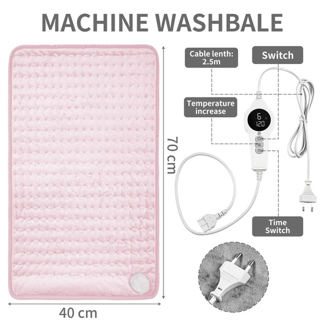 Heated Body Warmer 40*70''  Electric Heat Pads Cramps Waist Physiotherapy Heating Pad