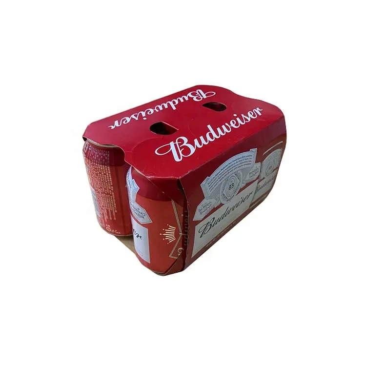 Kunden spezifische Bier-Cola-Dosen, die Kraft papier box verpacken
