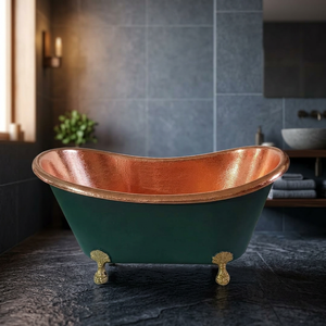 Designer Copper <b>Bathtub</b> Freestanding Oval Luxury Tub Designer Copper <b>Bathtub</b> Freestanding Oval Luxury Tub - Indian Home Crafts - Product Image 1