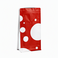 Sachet transparent personnalisé refermable avec fermeture éclair, résistant à l'humidité, pour l'emballage de bonbons, de haricots et de snacks secs