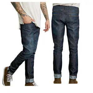 wholesale Casual mens jeans Wear High quality cotton polyester slim fit denim jeans for men
