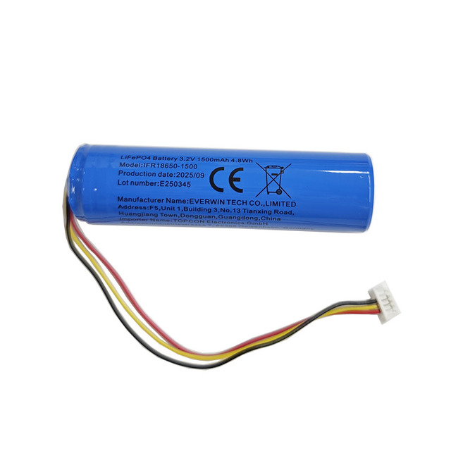 LiFePO4 18650 Battery 3.2V 1500mAh High Safety Long Life Rechargeable 2000 Cycles Pack for Solar Light Emergency Lamp Power Tool