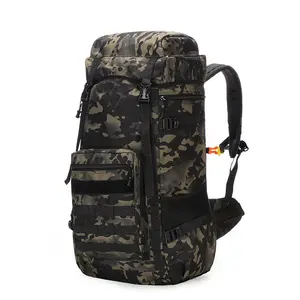 Ajuteqpt – sac à dos de randonnée, sac à dos de Camouflage de 70l