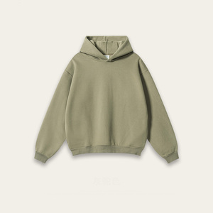 Sweat-shirt unisexe à logo personnalisé, écologique, respirant, anti-transpiration, imprimé en relief, manches régulières, col rond, pull-over, vêtements de sport - Product Image 3