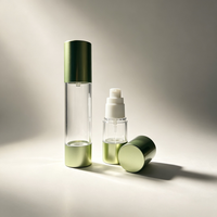 Emballage cosmétique en plastique comme flacon pompe sans air 15/30/50/80/100/120 ml, flacon cosmétique pour sérum, lotion, crème pour le visage