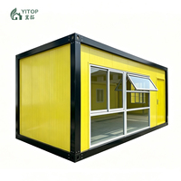 Casa Contenedor Desmontable y Expandible, Ecológica y Duradera, para Uso en Exteriores, Diseño Moderno con Paneles Sándwich, Ideal para Oficinas