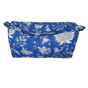 Bolsas de Cosméticos de Algodón Estilo Bohemio, Ligeras, Estampadas a Mano, para Viaje, Uso en Interiores y Exteriores - Product Image 6