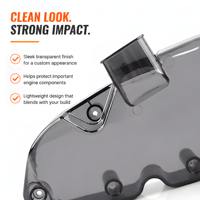 Cache-filtre à air transparent pour moto, protection de l'airbox pour Vespa Sprint Primavera S LX LXV 125 150 3V Accessoires