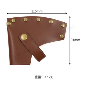 Camping axe protective cover, <b>fire</b> axe, outdoor mountain-cutting axe, logging axe leather case, portable outdoor axe cover - Product Image 5