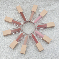 Vente en gros de gloss à lèvres mat en velours doux, rouge à lèvres liquide mat, maquillage longue tenue