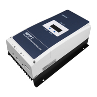 Contrôleur de charge solaire MPPT 100A 12V 24V 48V pour système de batterie solaire 4000W, système de panneaux solaires hors réseau pour usage domestique