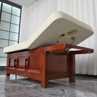 SCHLUSSCHCHGESCHLUSS günstig multifunktionales hölzernes Tätowier-Wimpernbett Massage-Spa Schönheitsbett Klapptische Bett mit Hocker