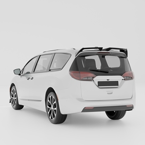 Alerón Trasero para Techo Compatible con Chrysler Pacifica 2017-2026, Accesorios, Estilo Deportivo Negro Brillante, Alerón Adicional para la Parte Superior del Portón Trasero - Product Image 3