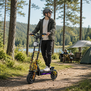 Scooter Eléctrico GSPACE GTR de Doble Motor, 72V, 110 km/h, Potente Scooter con Suspensión de Doble Horquilla, Motor GTR de 2000W que Proporciona Potencia - Product Image 1