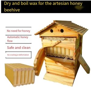 <span class=keywords><strong>Kit</strong></span> de démarrage automatique de ruche d'abeille <span class=keywords><strong>en</strong></span> <span class=keywords><strong>bois</strong></span> avec 7 cadres pour la ferme et l'apiculture Neuf et d'occasion - Product Image 3