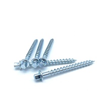 Tornillos para Madera con Rosca Gruesa, Recubiertos de Zinc, con Punta Triangular, para Fijación en Madera