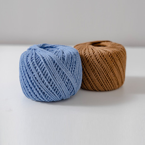 Xiaohongshu אותו סגנון 1 1 מ "מ כותנה חלול חוט חוט ב-מניות סריגה 100% כותנה - Product Image 3