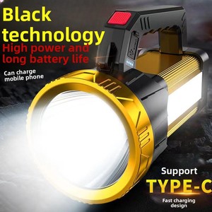 Lampe torche portable super lumineuse longue portée à énergie solaire pour la randonnée, <span class=keywords><strong>le</strong></span> <span class=keywords><strong>camping</strong></span>, l'extérieur et la maison, haute puissance - Product Image 5