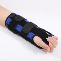Attelle de fixation du poignet universelle pour la main gauche et droite, confortable, respirante, réglable, pour fracture, entorse, articulation du poignet
