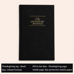 Diario de Gratitud al por Mayor de Fábrica, Cuaderno A5 Espiral con Logotipo Personalizado, Agenda Semanal/Mensual para Objetivos, Manifestación, Color Personalizado - Product Image 2