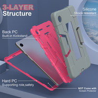 Coque en silicone robot Defender pour Samsung Galaxy Tab A9 Plus 11 pouces SM-X210 SM-X215