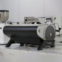 Machine à café commerciale pour expresso et cappuccino Double 2 groupes avec équipement de fabrication de café à pompe rotative importé