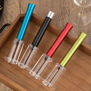 Pneumatic <b>Wine</b> Opener Aluminum Alloy Automatic Corkscrew For Home Use - Product Image 3