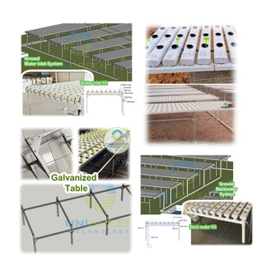 Usine de tuyaux Nft <span class=keywords><strong>Tube</strong></span> carré en plastique PVC hydroponique Culture agricole Canal Nft en serre Systèmes hydroponiques à vendre - Product Image 5