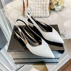 Novedad 2025: Zapatos de tacón alto sexys para mujer, estilo nupcial sin cordones, con plantilla de cuero genuino, transpirables, estilo veraniego, suaves para primavera. - Product Image 6