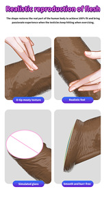 Condón transparente de cristal, juego de dientes de lobo, anillo de <span class=keywords><strong>esperma</strong></span> con bloqueo de pene para hombre - Product Image 6