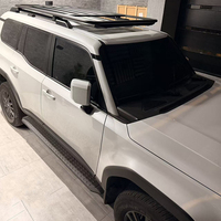 Porte-bagages de toit en alliage d'aluminium de qualité supérieure, montage non destructif, accessoires de modification automobile pour Toyota Prado 2024