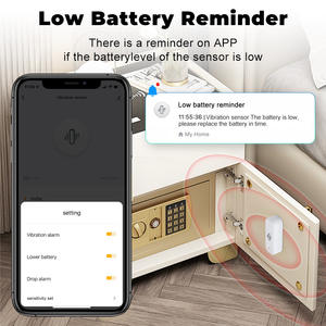 Sensor Getaran Pintar WIFI Tuya 2024 untuk Pintu Jendela, <span class=keywords><strong>Alarm</strong></span> Deteksi Pencuri - Product Image 5