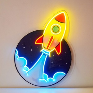 Lampu merek Shopfront Diy pasang <span class=keywords><strong>Neon</strong></span> hemat energi tanda terbuka papan tanda <span class=keywords><strong>Neon</strong></span> kustom lampu Logo kustom tanda menyala - Product Image 1