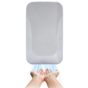 Sèche-mains électrique mural 1000W avec capteur infrarouge, blanc, pour salle de bain, ABS, résistant aux chocs - Product Image 1