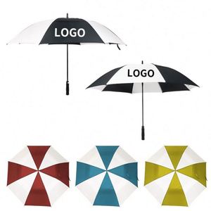 Parapluie de golf coupe-vent pour l'extérieur, idéal pour les voyages, avec impression de logo, vente chaude en usine, pour la pluie - Product Image 3