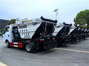 4x2 kitchen waste truck, diesel kitchen waste <b>transport</b> truck, electric kitchen waste truck, 6x2 kitchen waste truck - Product Image 6