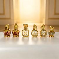 Flacons roll-on en verre de luxe de 3 ml, 6 ml, 10 ml, 12 ml, formes et couleurs variées, rechargeables pour parfum et huile essentielle
