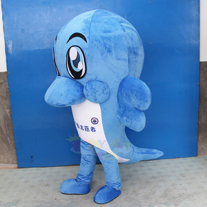 Disfraz <span class=keywords><strong>de</strong></span> Delfín Amigable para Niños, Traje <span class=keywords><strong>de</strong></span> Animal Marino <span class=keywords><strong>de</strong></span> Dibujos Animados para Entretenimiento, Fiesta <span class=keywords><strong>de</strong></span> Cumpleaños, Evento Escolar, Mascota - Product Image 2