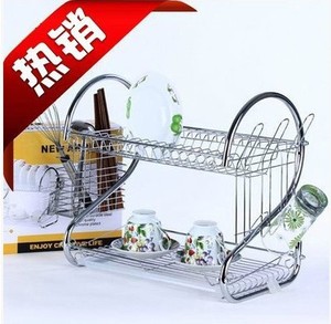 Estante de Almacenamiento para Tazones de Acero Inoxidable Tipo S, Escurridor de Metal para Cubiertos, Estante de <span class=keywords><strong>Cocina</strong></span> - Product Image 4