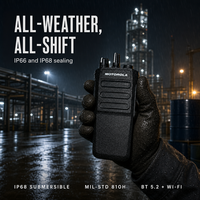 Radio bidirectionnelle Motorola R7A R7 NKP IP68 étanche longue portée MOTOTRBO DMR numérique UHF VHF robuste avec écran portable