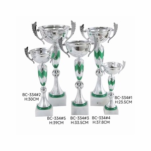 I campioni dell'evento sportivo di alta qualità assegnano il trofeo in metallo direttamente dalla coppa <span class=keywords><strong>e</strong></span> dalla targa di metallo di calcio - Product Image 1