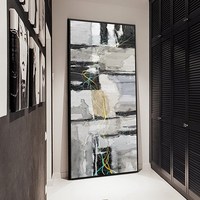 Peinture abstraite personnalisée art mural de luxe grande taille image sur toile photos murales art mural salon