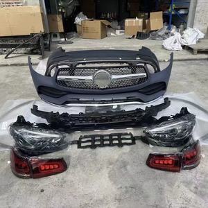 Nouveaux phares avant/arrière, feux arrière, pare-chocs avant/arrière FUXIN <span class=keywords><strong>Mercedes</strong></span>-Benz GLC300 GLCW253 16-19, mises à niveau sans perte, 22 Sports <span class=keywords><strong>AMG</strong></span> - Product Image 4