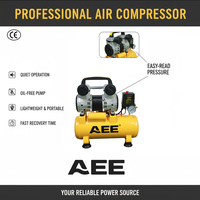 Compresor De Aire Para Tire Inflator Industrial Ac Power 1.1kw Motor Ride Pressure Maquina Oil Free Air Compressor