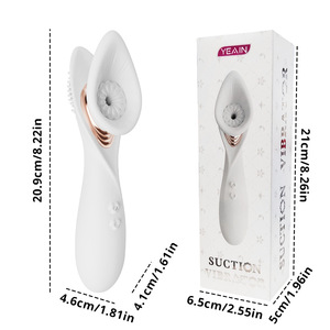 Masturbador Vibrador con Succión al Vacío y Forma de Pétalo, Cuerpo Delgado para el Placer Femenino, Juguetes Sexuales para la Masturbación Femenina - Product Image 1
