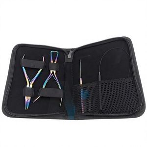 Pinza para Extensiones de Cabello de Uso Comercial Micro Link, Multicolor, con Doble Resorte, de Acero Inoxidable, Herramienta para el Cabello - Product Image 1