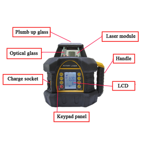 12.5kg độ chính xác cao tự san phẳng quay màu Đỏ <span class=keywords><strong>laser</strong></span> cấp 206r, tự động san lấp mặt bằng 20mW Fukuda chùm màu Đỏ - Product Image 3