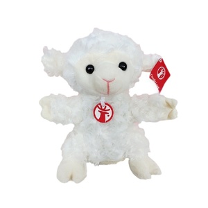 Burattino a mano da ventriloquista a forma di animale, in peluche, per interazione genitore-figlio, guanto per racconti in asilo, burattino con bocca mobile - Product Image 5